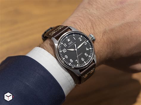 iwc 43mm big pilot|iwc pilot chronograph 43.